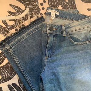 Alice + Olivia high-rise boot-cut Jeans